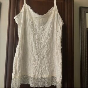Maurices Ivory Lace-Trim Camisole